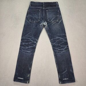 Naked Famous Jeans Mens Whiskers Honeycomb 22 OZ Elephant 2 SkinnyGuy Fits 26x28